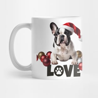 Christmas LOVE Frenchie/French Bulldog Mug